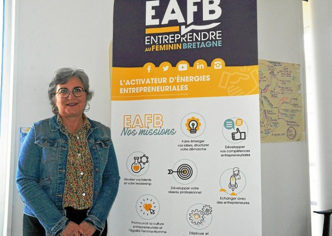 Trégueux : le nouveau challenge de Julie au sein d’Entreprendre au féminin